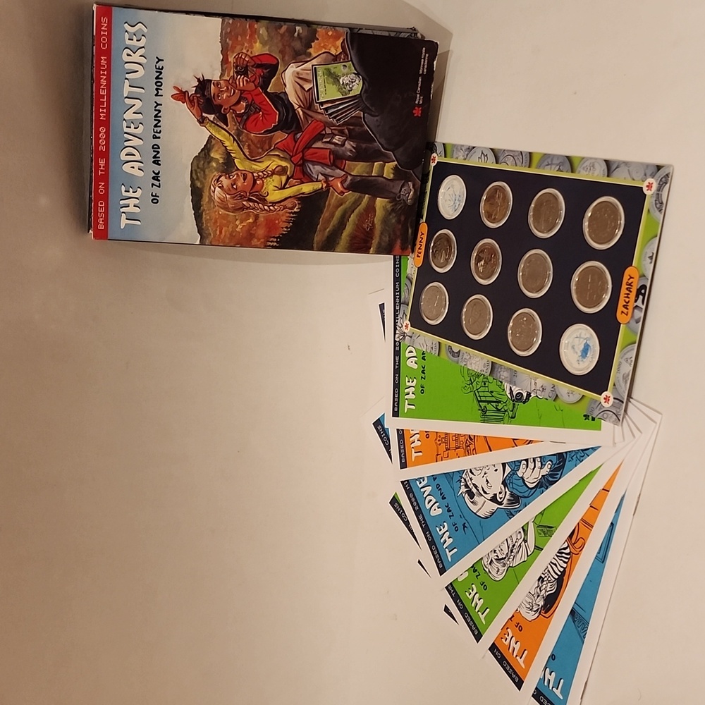 Royal Canadian Mint millennium coin set for kids
